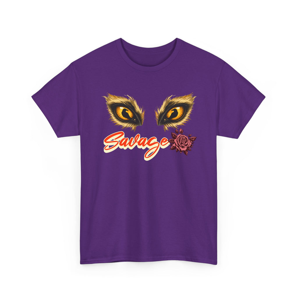 Savage Wolf Eyes — Raven Soul T-shirt