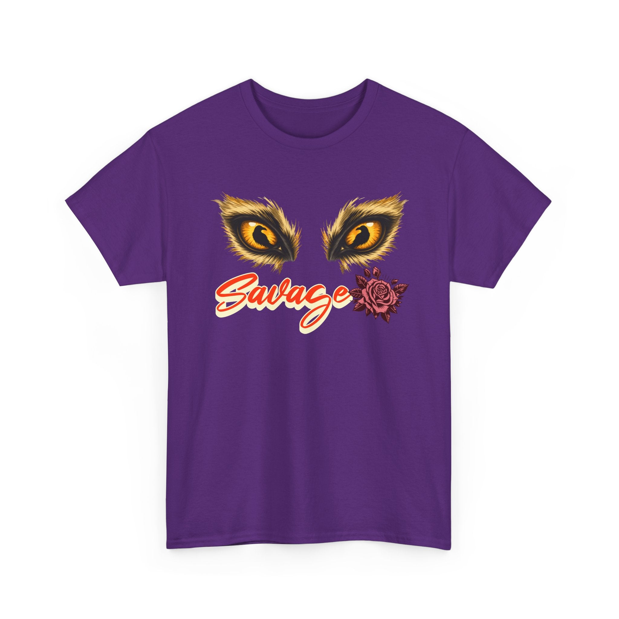 Savage Wolf Eyes — Raven Soul T-shirt
