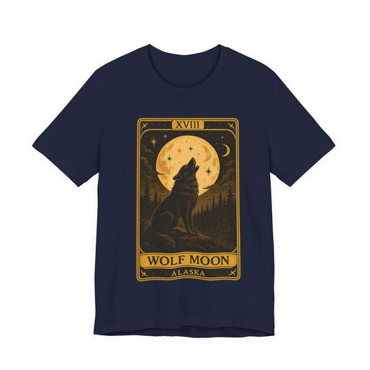 Wolf Moon Alaska | Vintage Mystical Graphic Tee