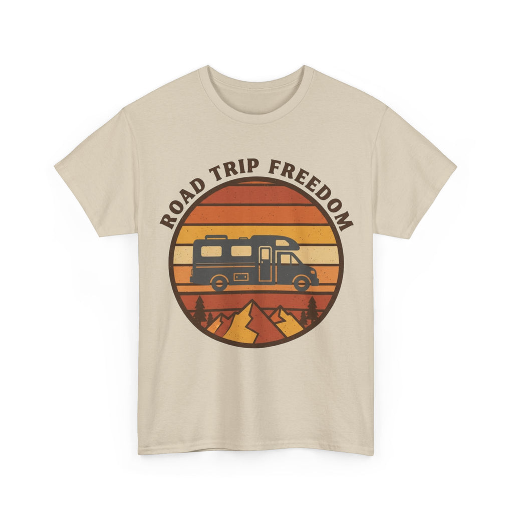 Road Trip Freedom – 70s Retro Adventure Tee