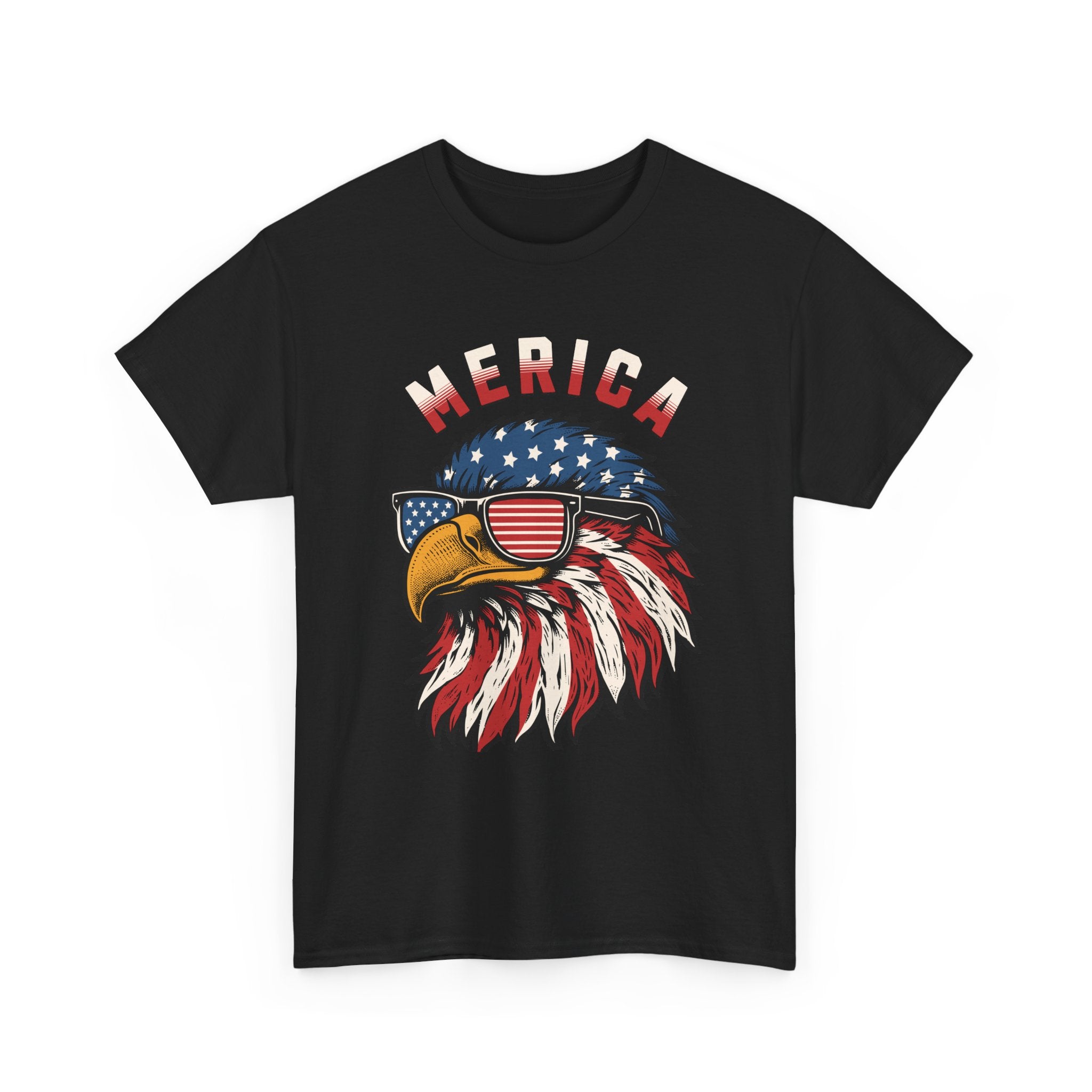 4th of July Bald Eagle T-Shirt — "Merica" Patriotic Tee