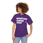 Mountains. Coffee. Dogs. – Comfort Collection Tee