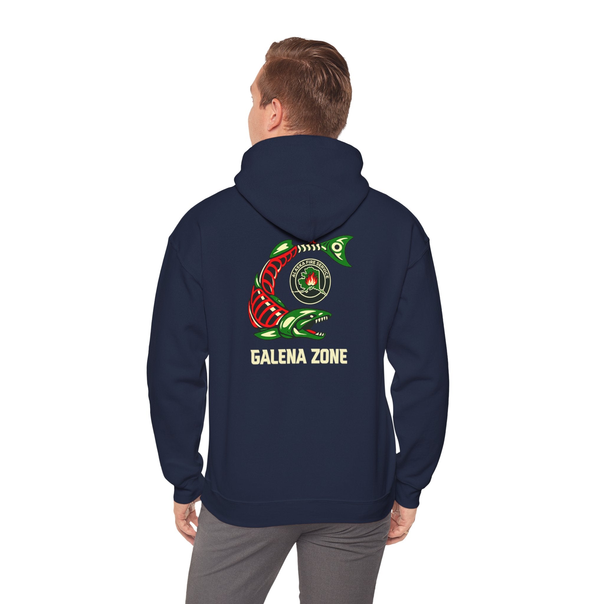 Galena Zone Salmon Hoodie — Gildan 1850