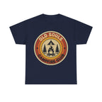 Old Souls Campfire Club Retro T-Shirt | Vintage Sunset Camping Tee