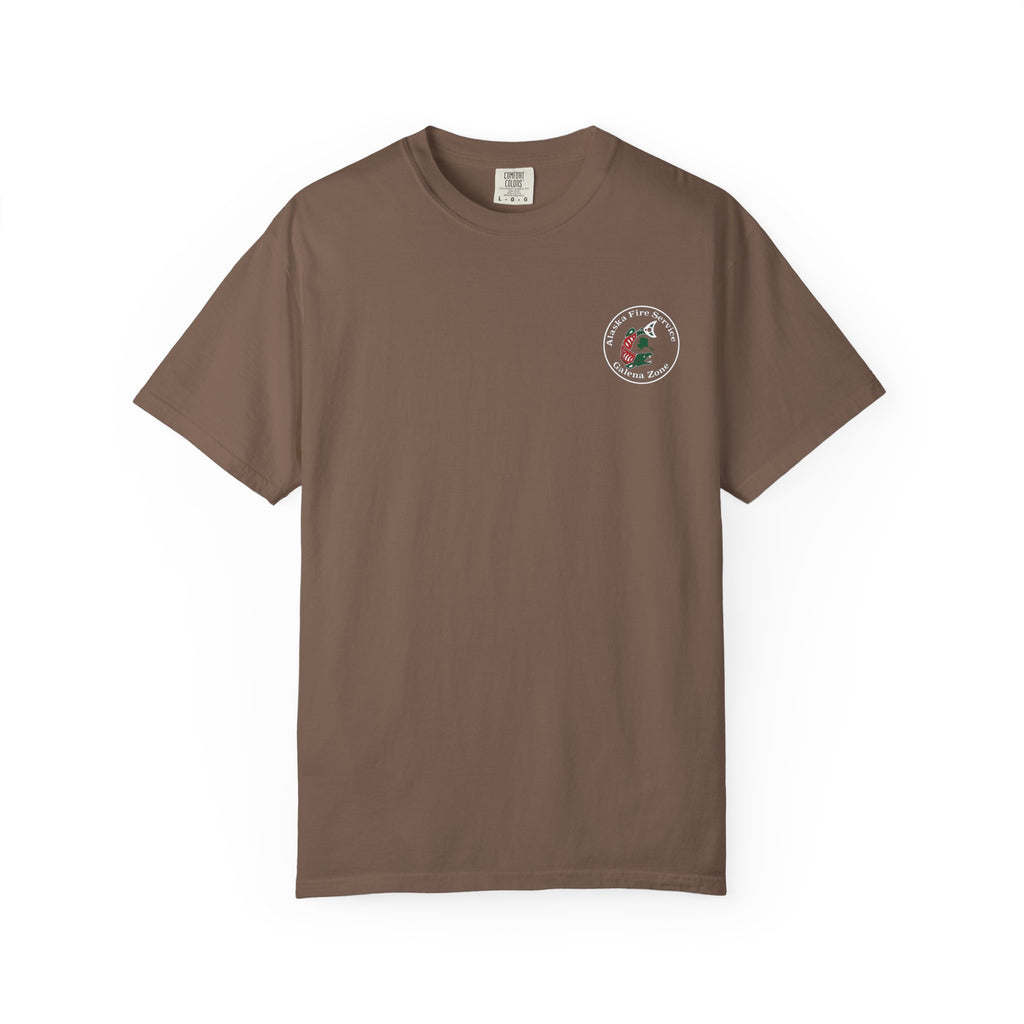 Alaska Fire Service Galena Zone T-Shirt — Salmon Emblem Tee