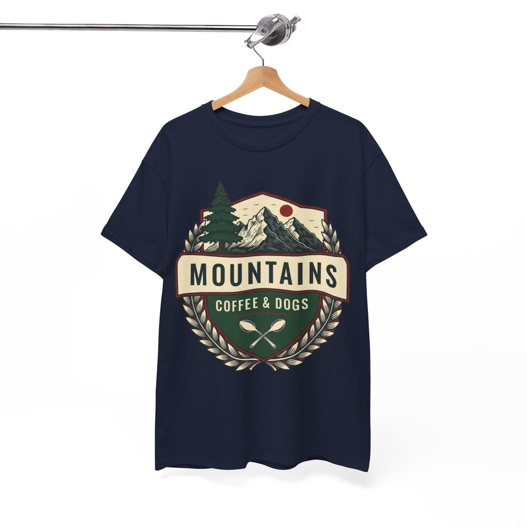 Mountains, Coffee & Dogs Tee