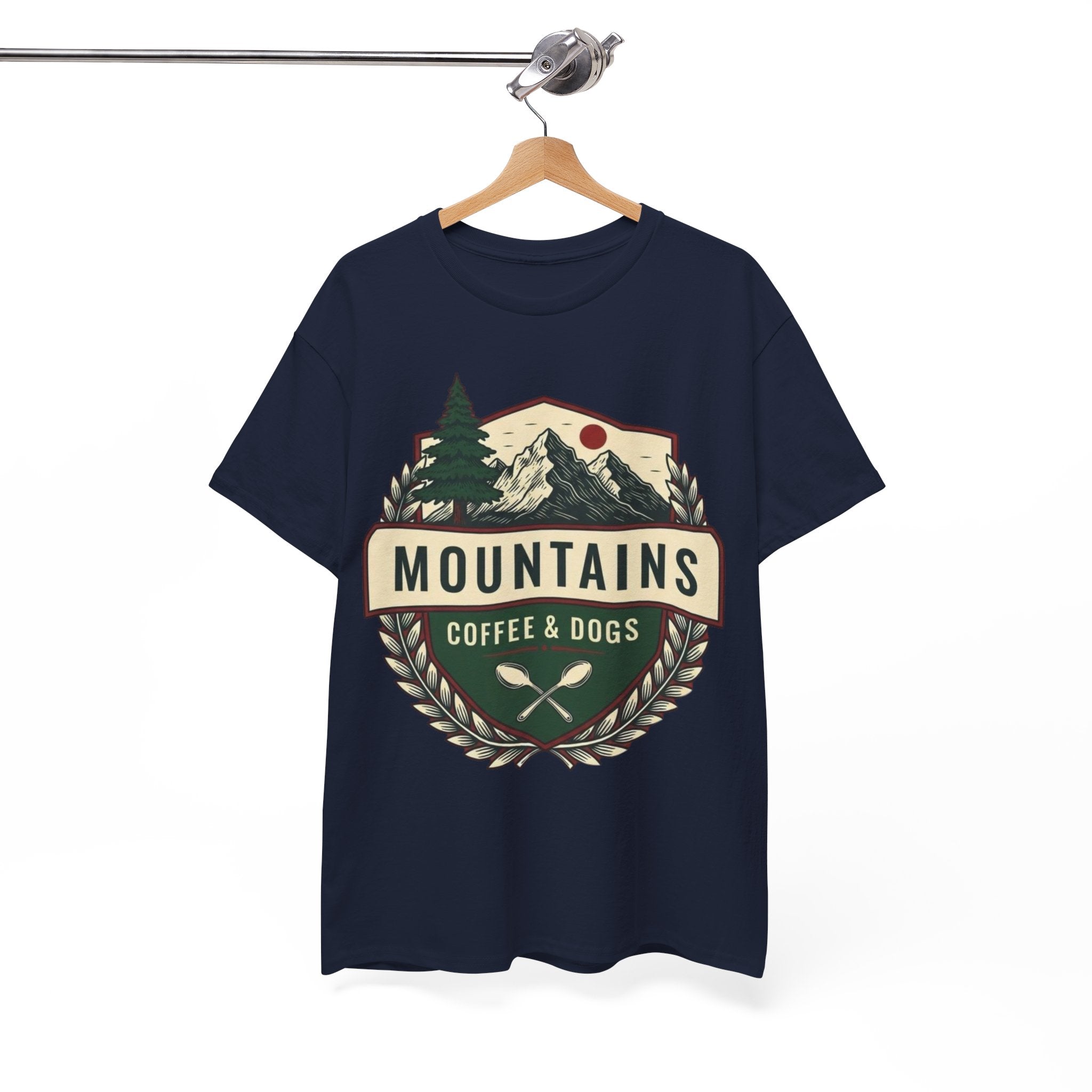 Mountains, Coffee & Dogs Tee
