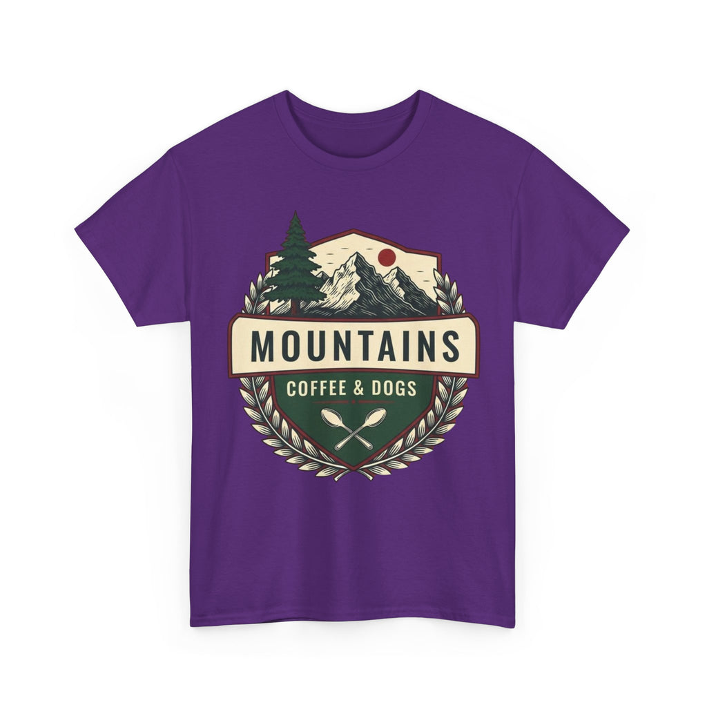 Mountains, Coffee & Dogs Tee