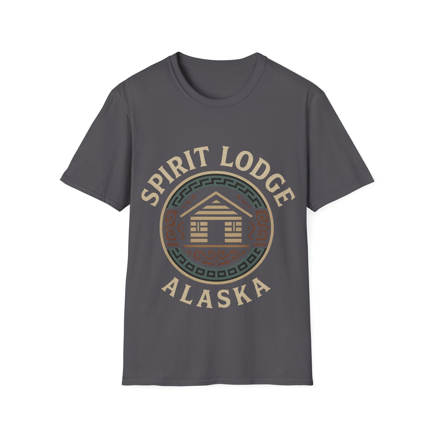 Spirit Lodge Alaska Tee – Rustic Cabin Design