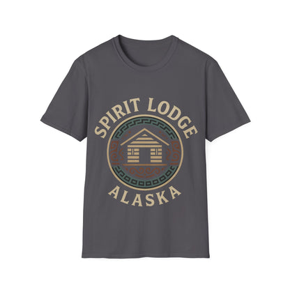 Spirit Lodge Alaska Tee – Rustic Cabin Design