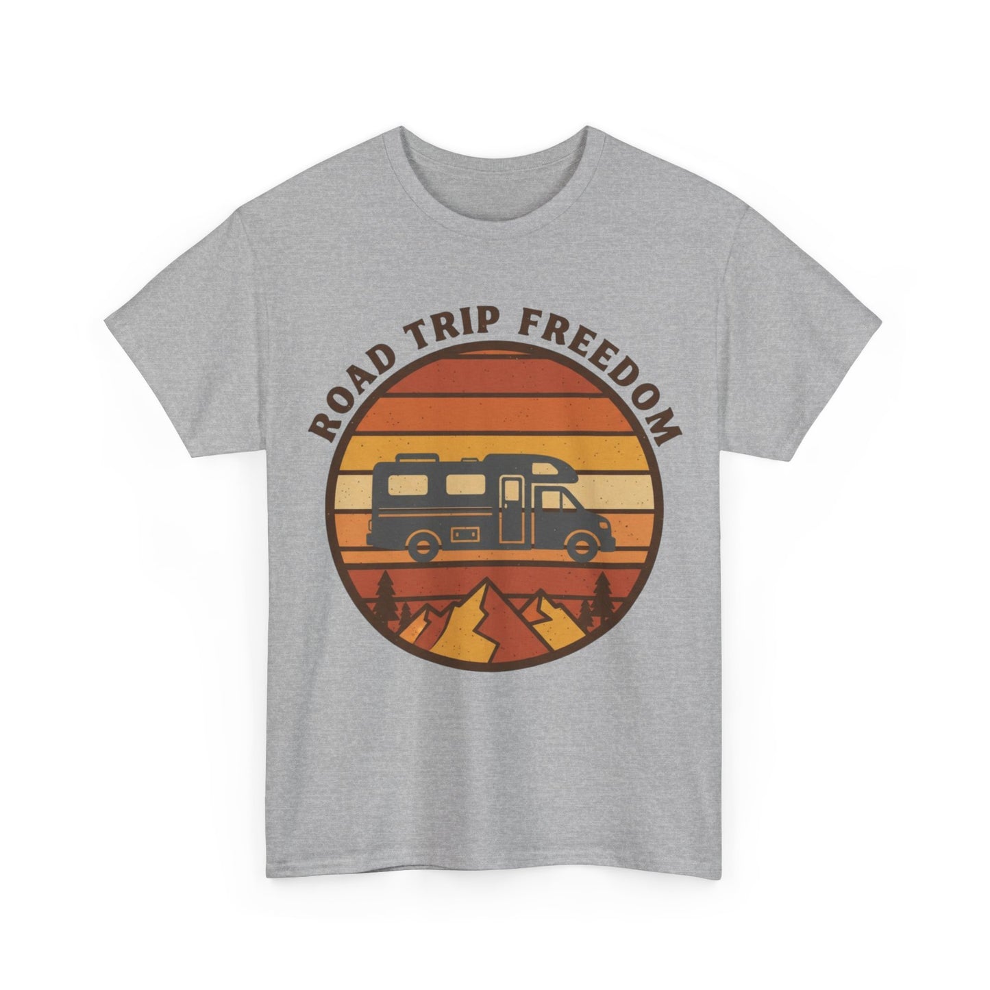 Road Trip Freedom – 70s Retro Adventure Tee