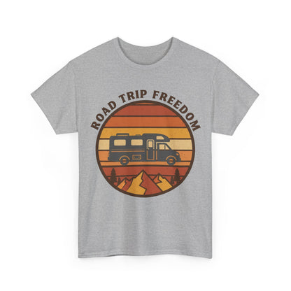Road Trip Freedom – 70s Retro Adventure Tee