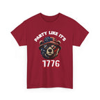 Party Like It's 1776 Patriotic Bear T-Shirt — 4th of July Summer Tee