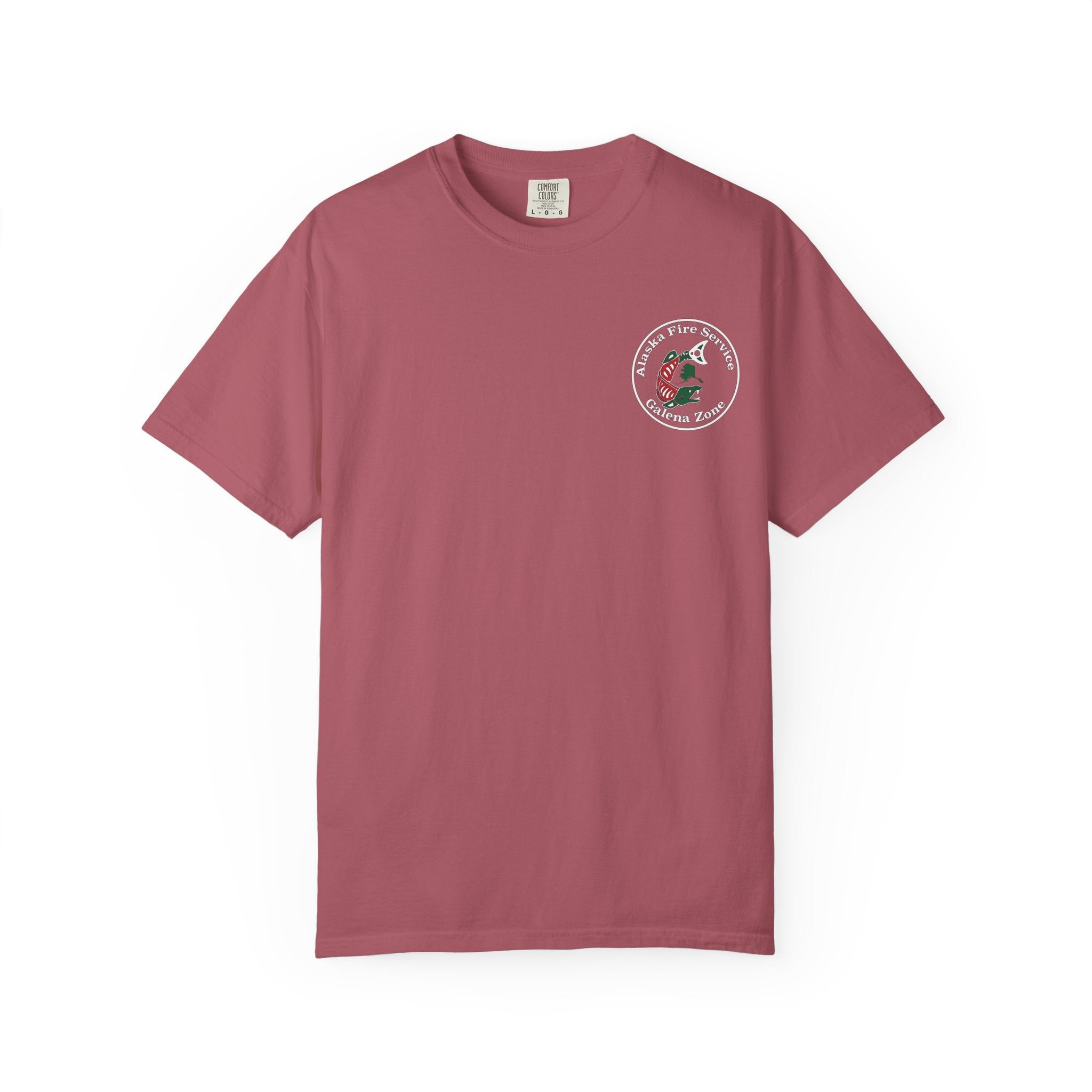 Alaska Fire Service Galena Zone T-Shirt — Salmon Emblem Tee