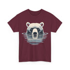 Bear in Water Graphic Tee – Gildan 5000 Heavy Cotton Shirt