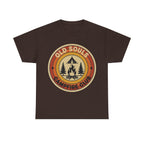 Old Souls Campfire Club Retro T-Shirt | Vintage Sunset Camping Tee