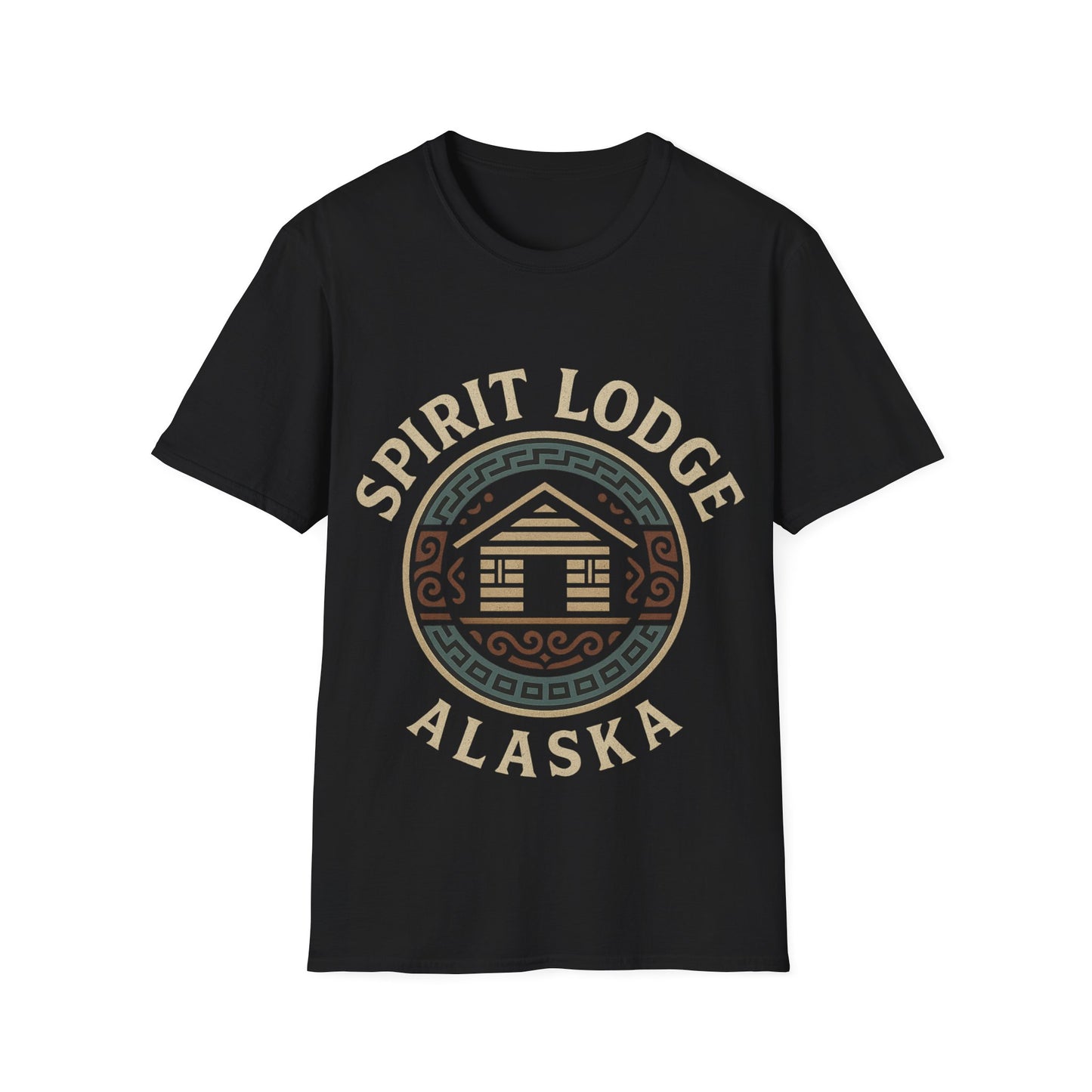 Spirit Lodge Alaska Tee – Rustic Cabin Design