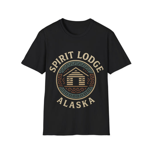 Spirit Lodge Alaska Tee – Rustic Cabin Design