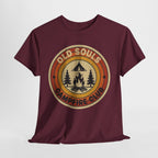 Old Souls Campfire Club Retro T-Shirt | Vintage Sunset Camping Tee
