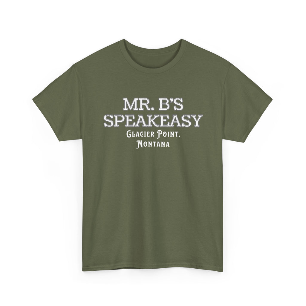 Mr. B’s Speakeasy Tee – Glacier Point, Montana