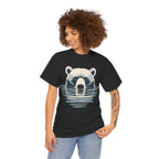 Bear in Water Graphic Tee – Gildan 5000 Heavy Cotton Shirt