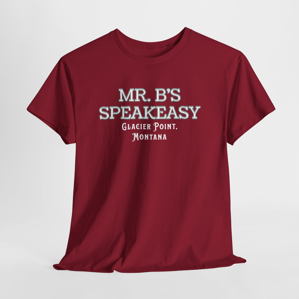 Mr. B’s Speakeasy Tee – Glacier Point, Montana