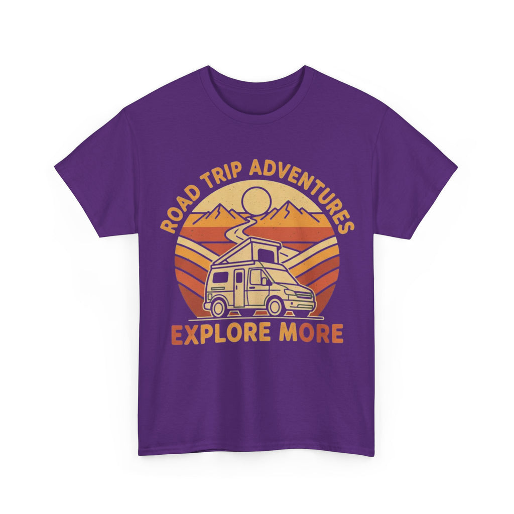 Road Trip Adventures – Explore More Retro Camper Tee
