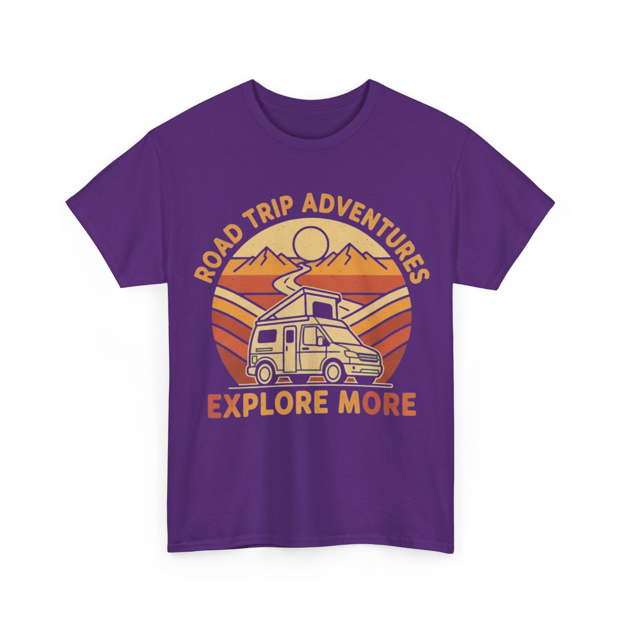 Road Trip Adventures – Explore More Retro Camper Tee