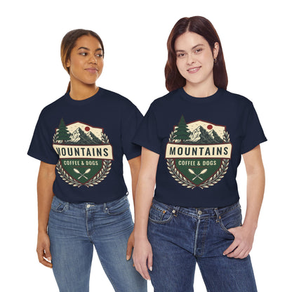 Mountains, Coffee & Dogs Tee