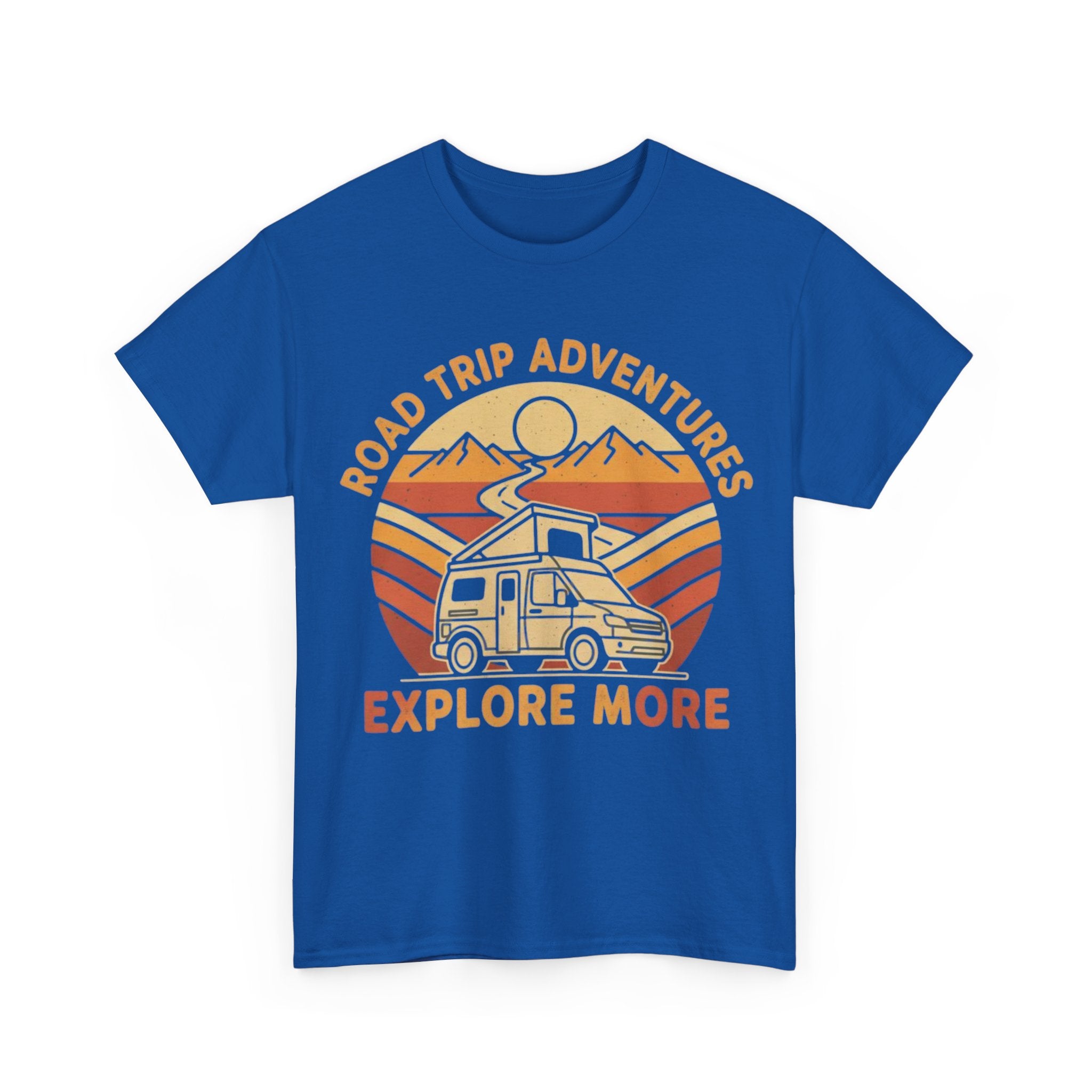 Road Trip Adventures – Explore More Retro Camper Tee
