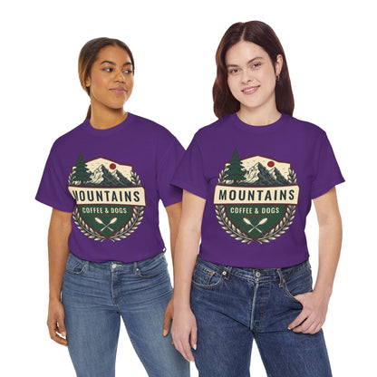 Mountains, Coffee & Dogs Tee