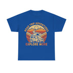 Road Trip Adventures – Explore More Retro Camper Tee