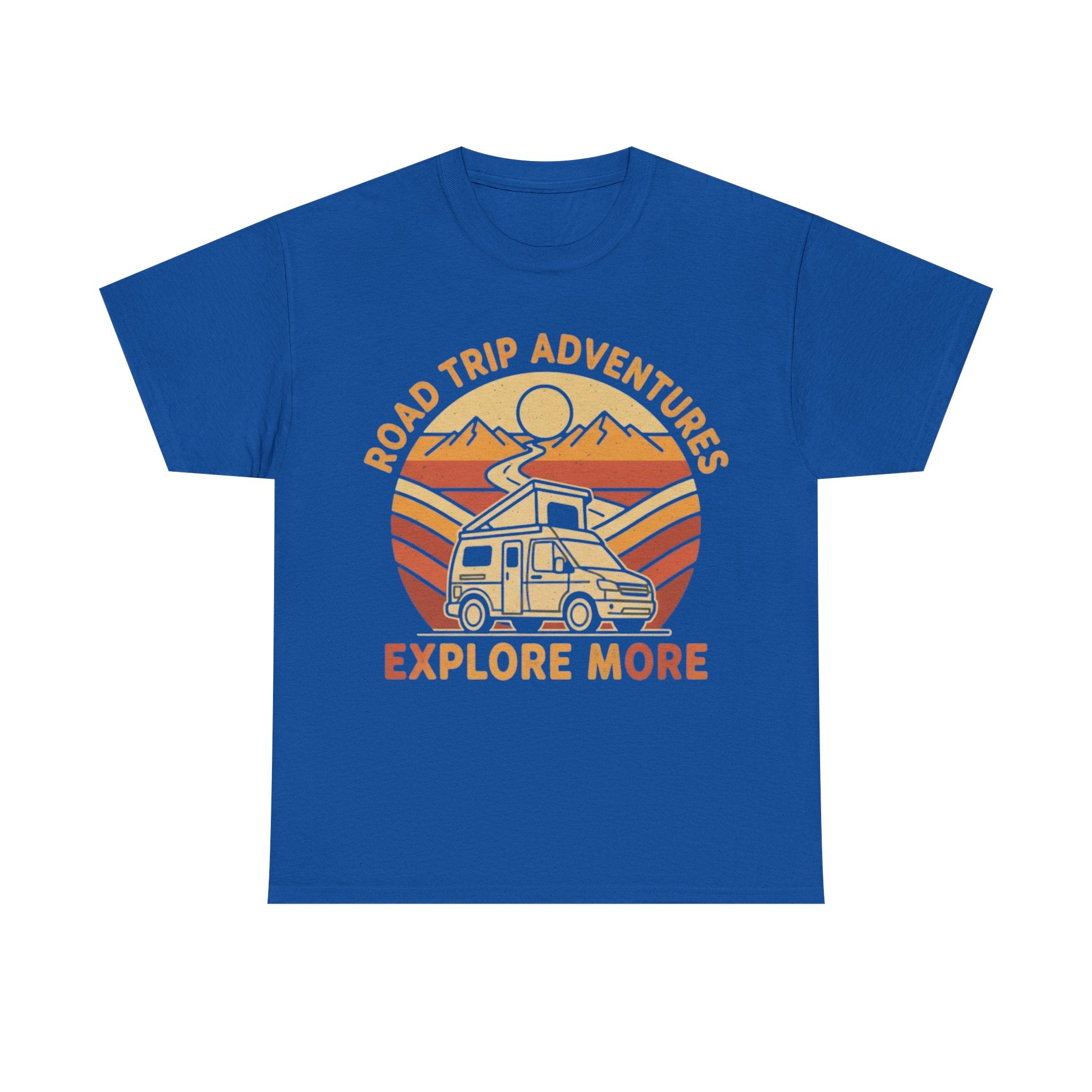 Road Trip Adventures – Explore More Retro Camper Tee