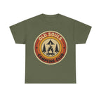 Old Souls Campfire Club Retro T-Shirt | Vintage Sunset Camping Tee
