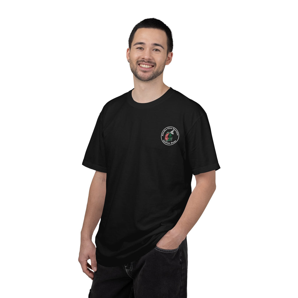Alaska Fire Service Galena Zone T-Shirt — Salmon Emblem Tee