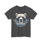 Bear in Water Graphic Tee – Gildan 5000 Heavy Cotton Shirt