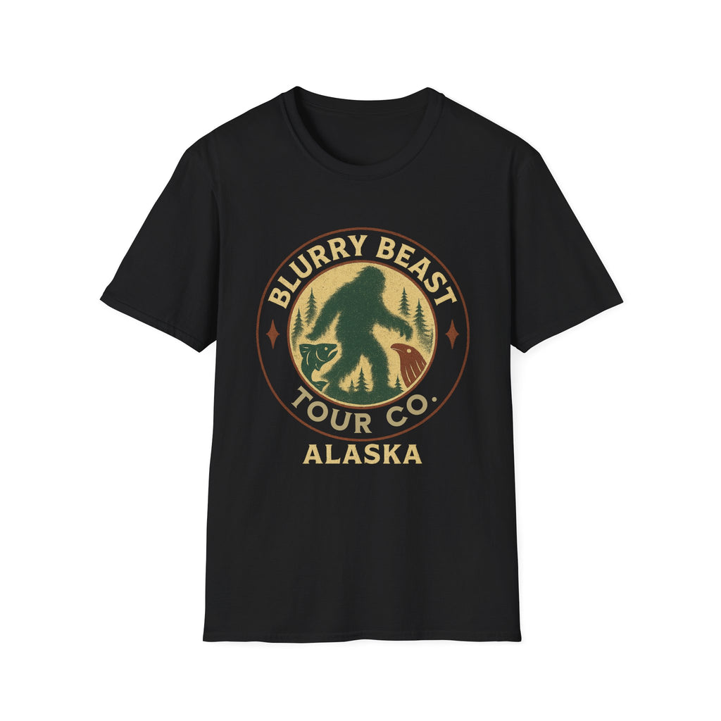 Blurry Beast Alaska T-Shirt – Vintage Bigfoot Tour Co.