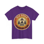 Old Souls Campfire Club Retro T-Shirt | Vintage Sunset Camping Tee