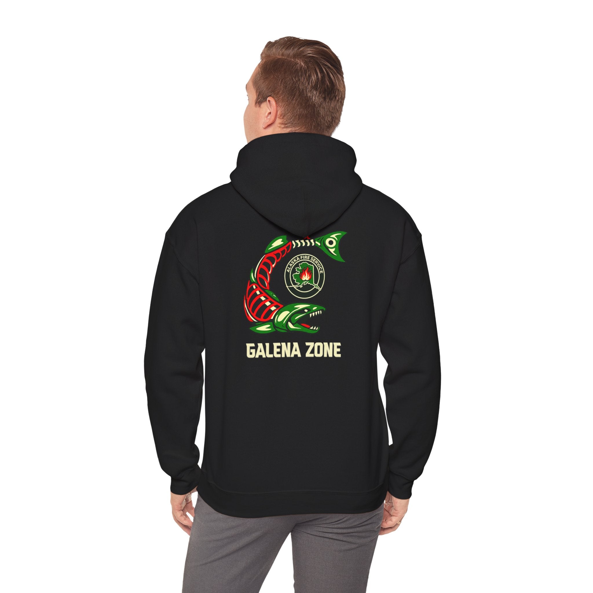 Galena Zone Salmon Hoodie — Gildan 1850