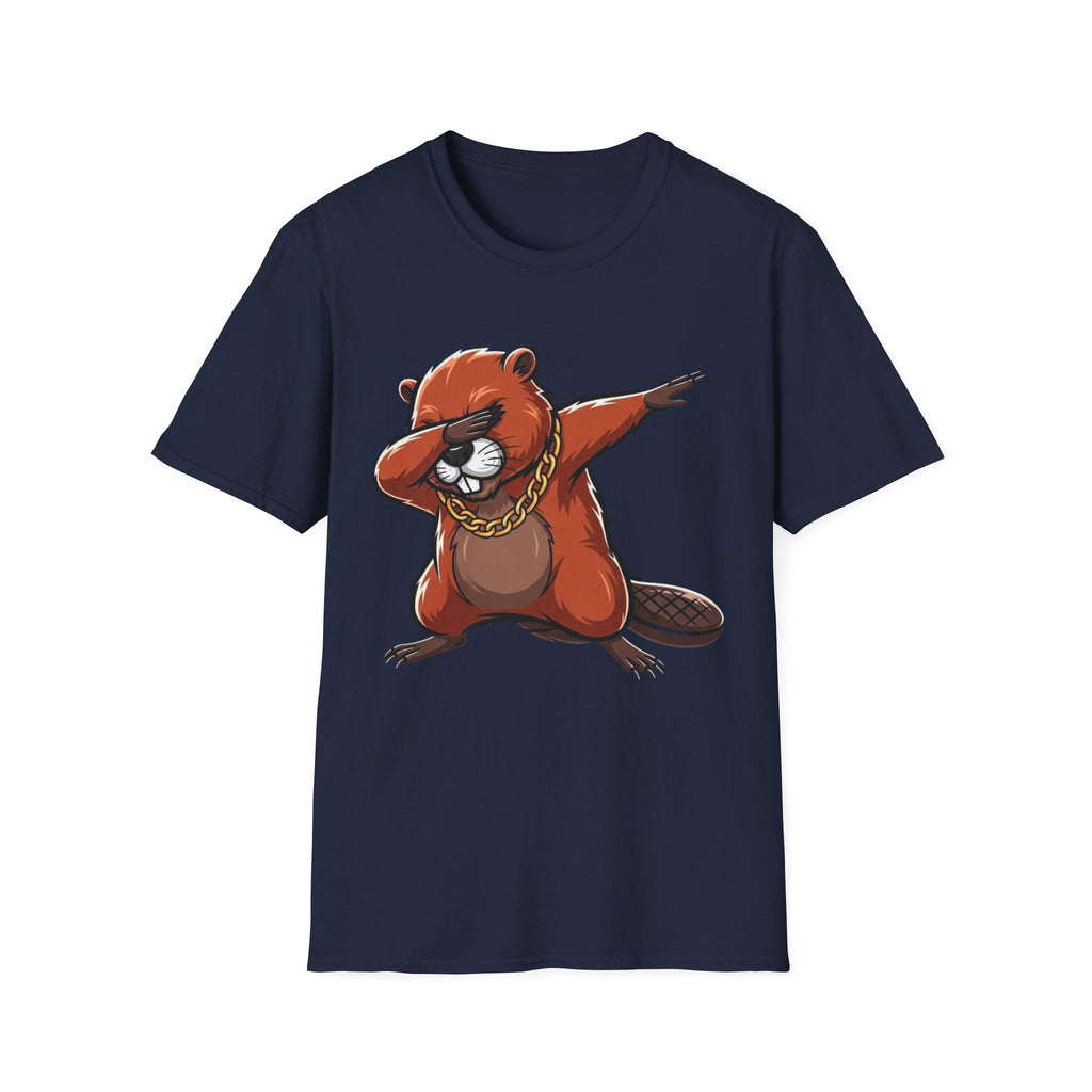 Dabbing Beaver T-Shirt – Funny Cartoon Animal