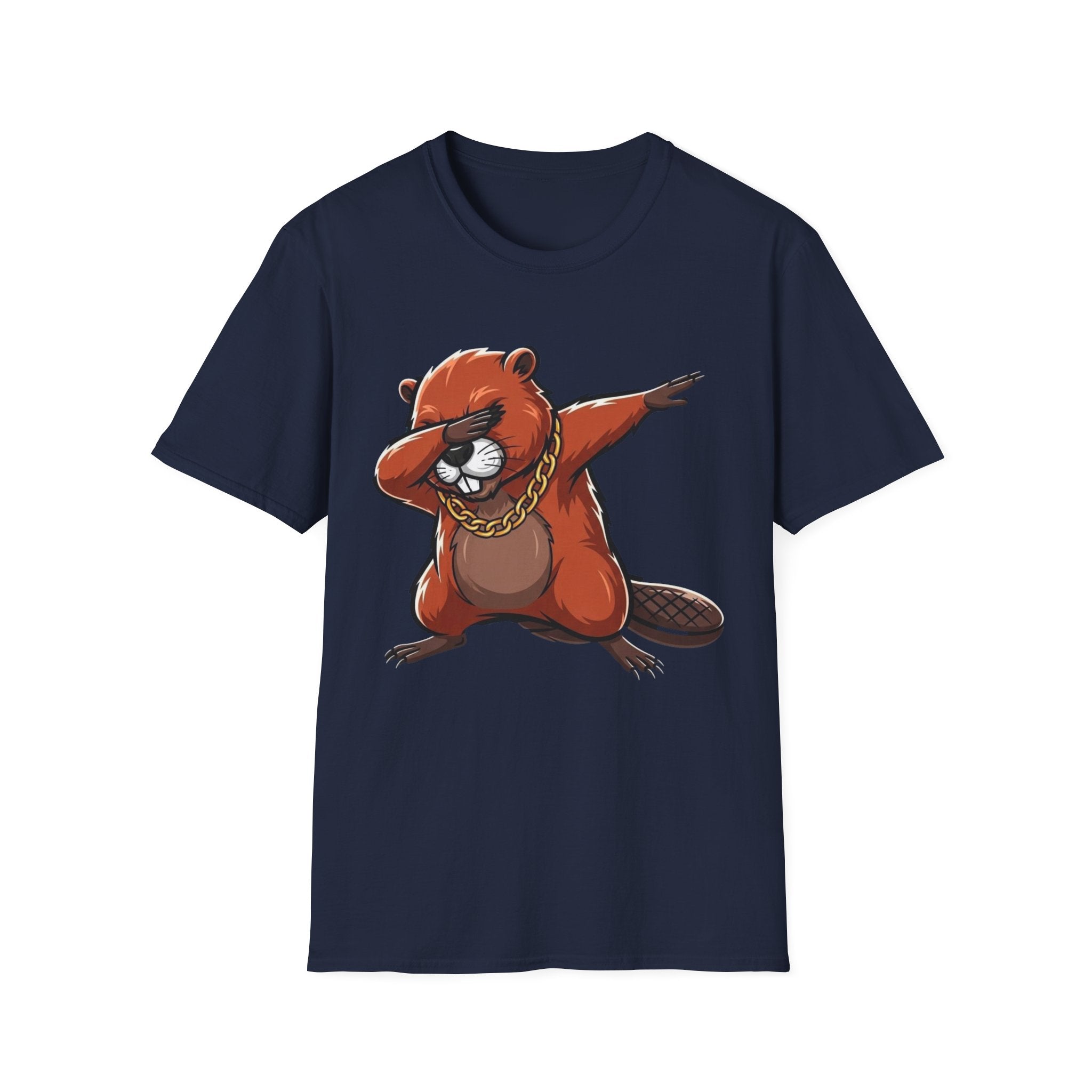 Dabbing Beaver T-Shirt – Funny Cartoon Animal