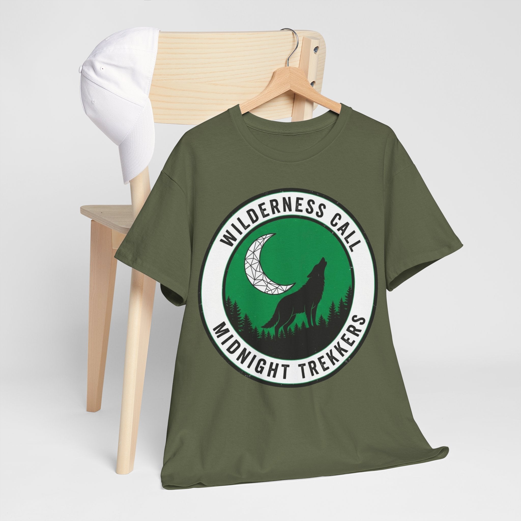 Wilderness Call: Midnight Trekkers Wolf Moon Tee