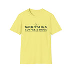 Mountains Coffee & Dogs T-Shirt