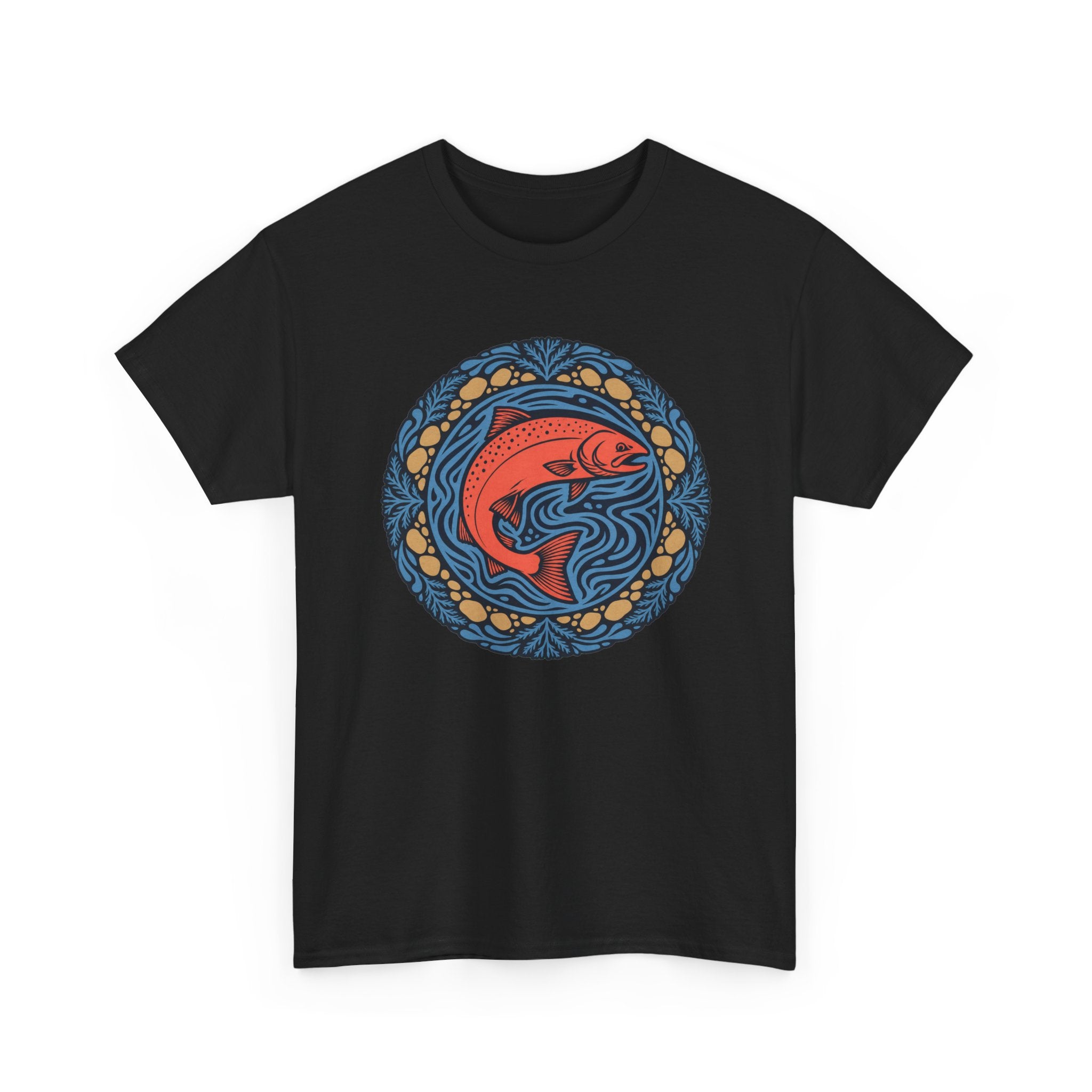 Salmon Mandala T-Shirt
