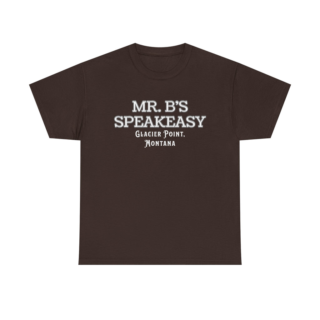 Mr. B’s Speakeasy Tee – Glacier Point, Montana