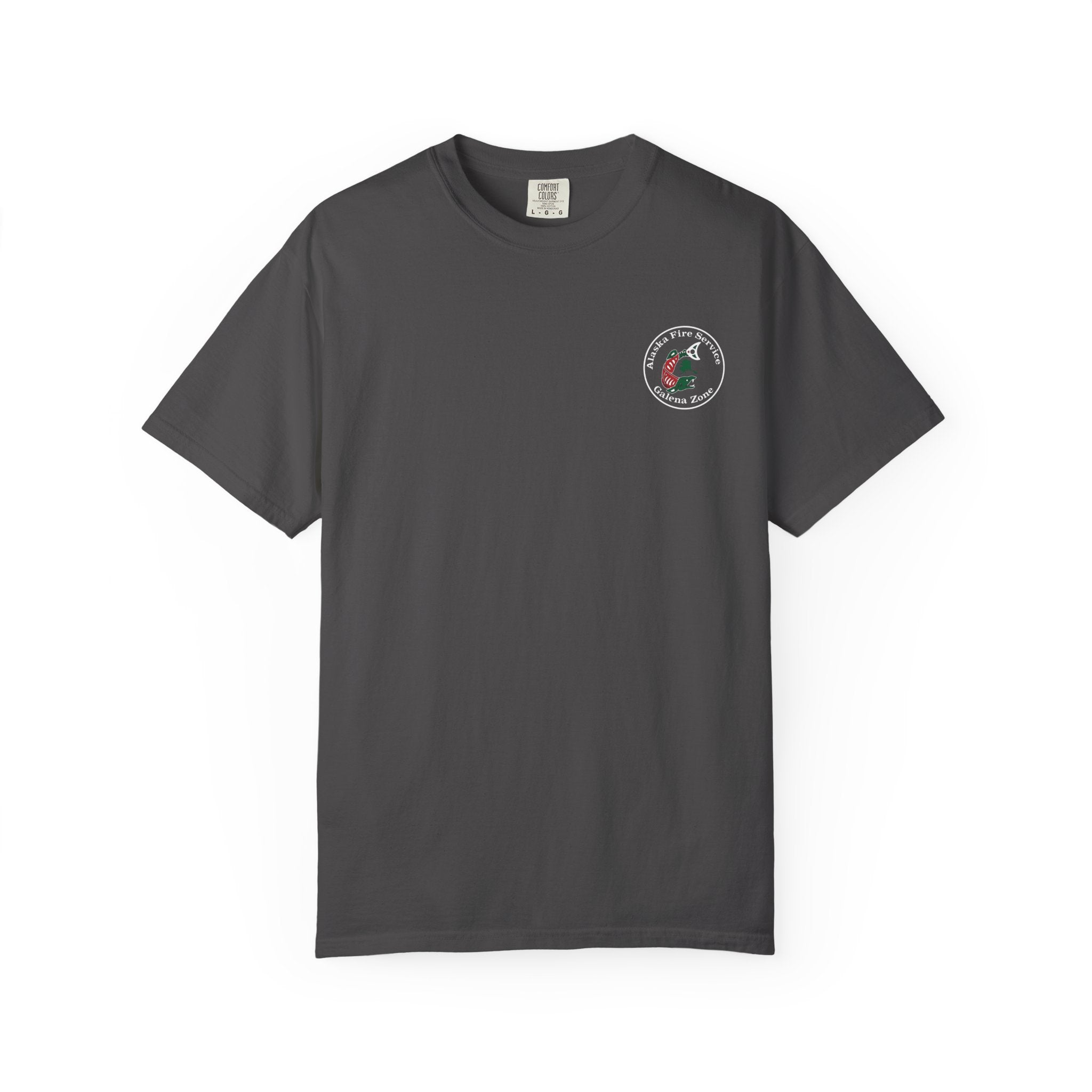 Alaska Fire Service Galena Zone T-Shirt — Salmon Emblem Tee