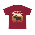 Original Overlander Moose T-Shirt | Retro 1970s Sunset Wilderness Tee