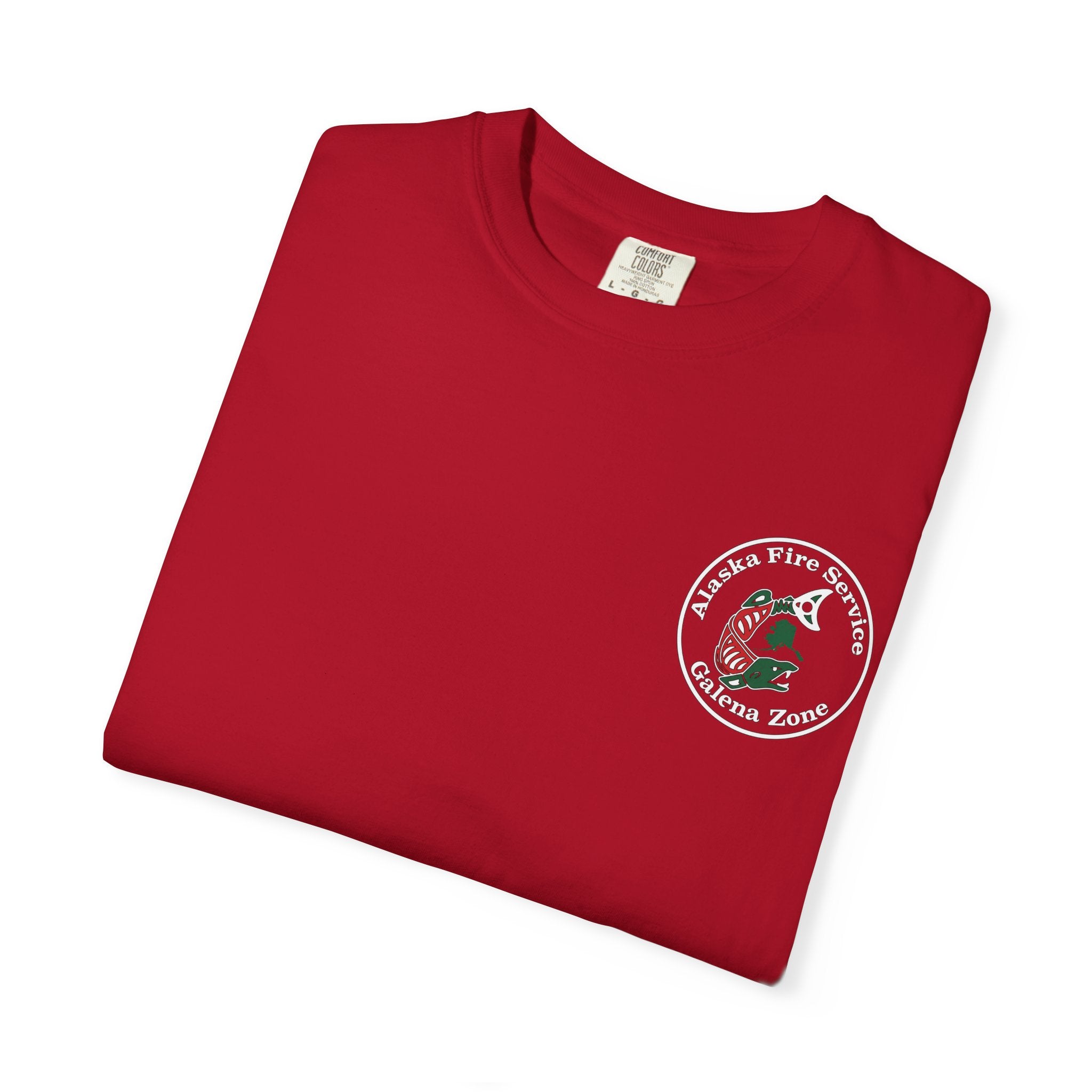 Alaska Fire Service Galena Zone T-Shirt — Salmon Emblem Tee