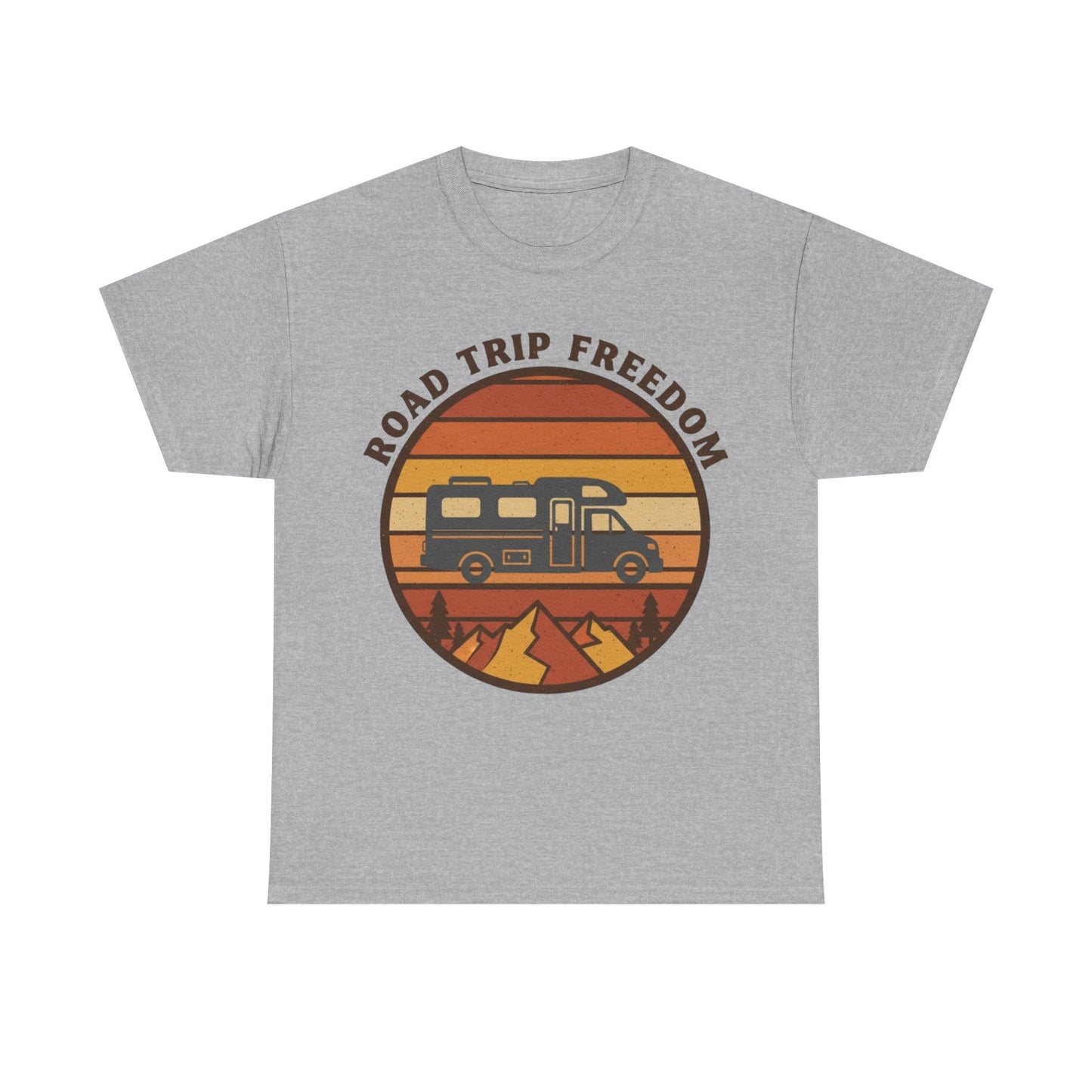 Road Trip Freedom – 70s Retro Adventure Tee