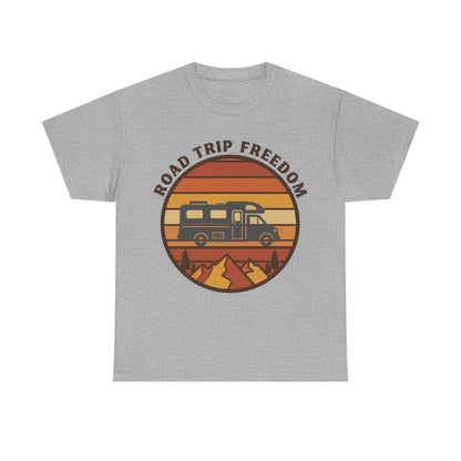 Road Trip Freedom – 70s Retro Adventure Tee